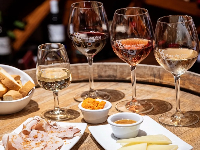 Wine and cheese tasting